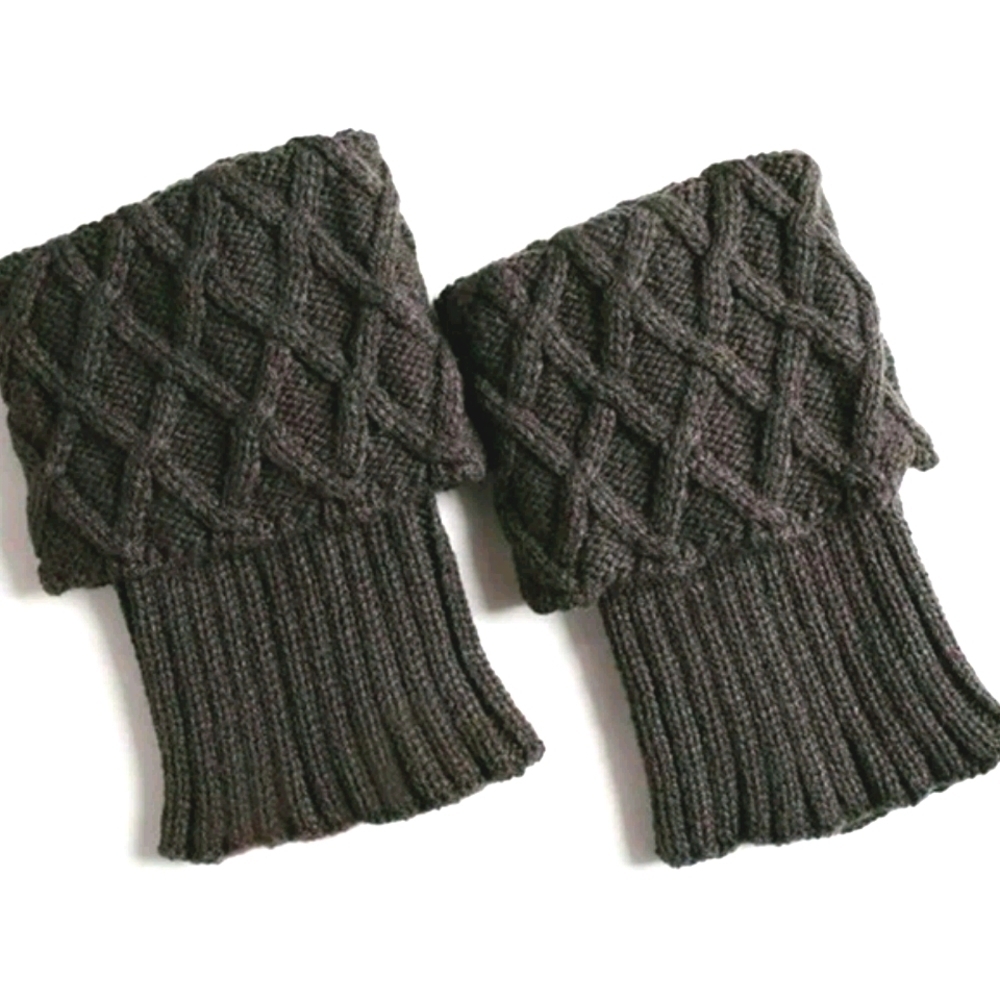 Dark Gray Boot Covers NEW